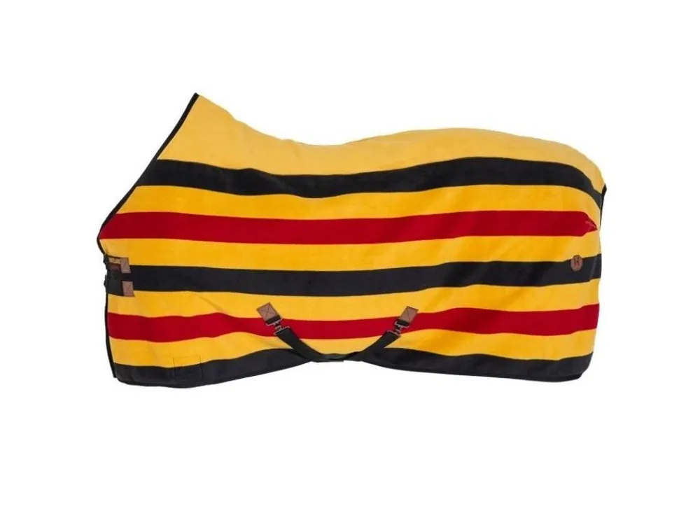 Speciální Cena Odpocovací deka HORSEWARE Newmarket Fleece Cooler witney gold 160cm