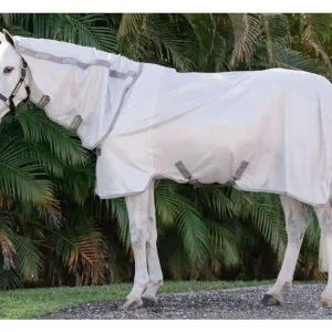 Deka proti hmyzu HORSEWARE Amigo Bug s integrovaným krkem silver/titanium grey & silver 145cm Značkový