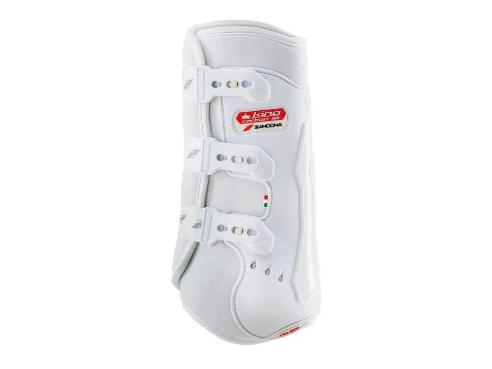 Drezurní kamaše ZANDONA King Carbon Air zadní white (S) Autentický