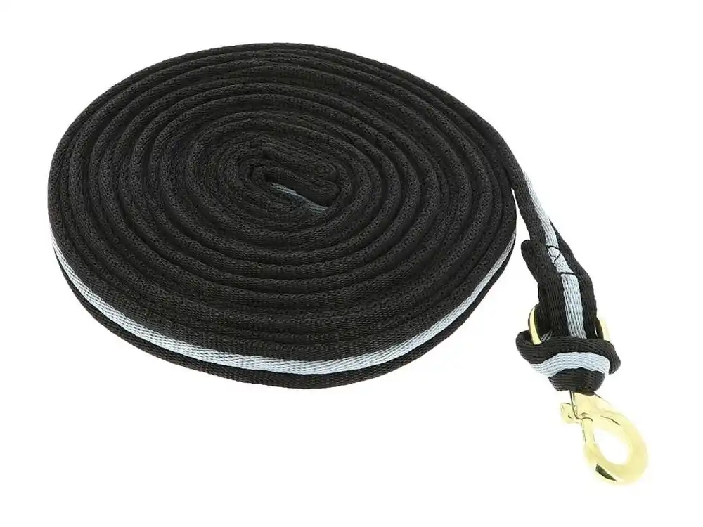 Lonž NORTON Padded černá/šedá 8m Vysoce Kvalitní