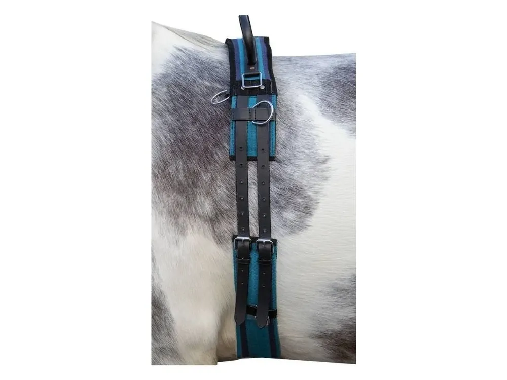Madla HKM Canvas navy/sky blue PONY Sleva