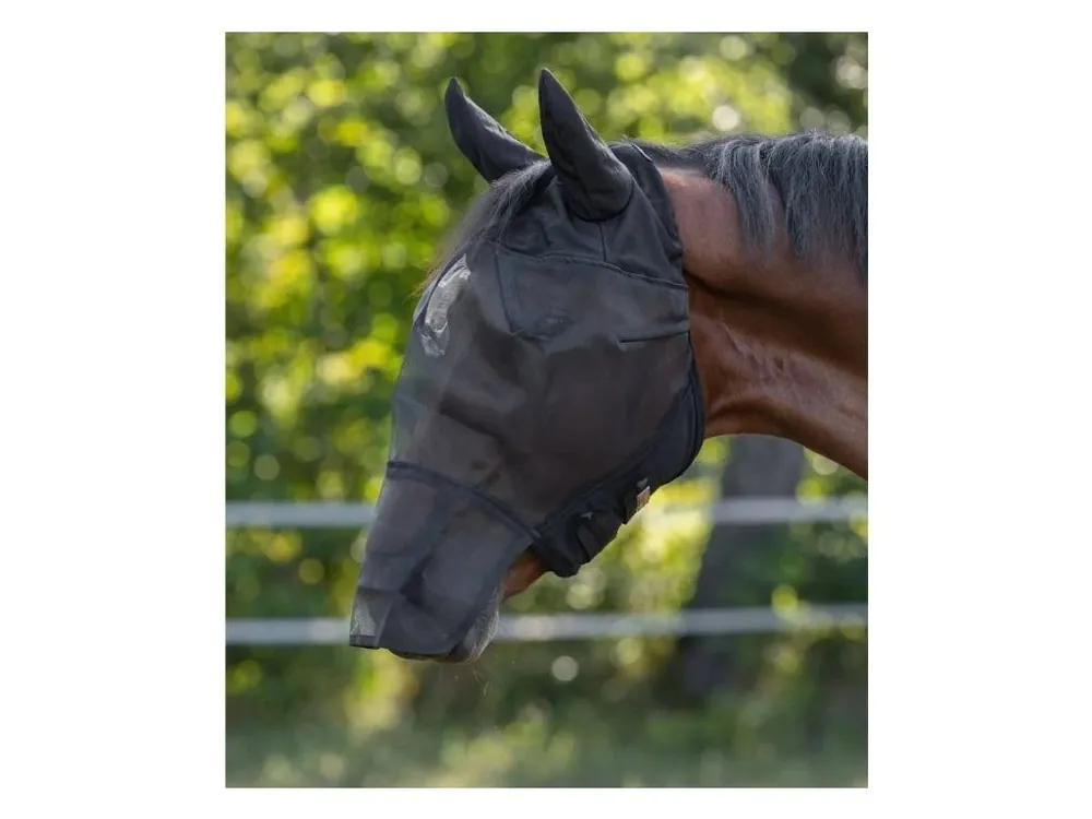 Maska proti hmyzu COVALLIERO s nosem black PONY Omezená Nabídka