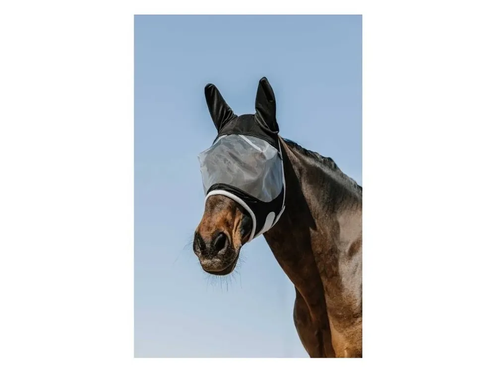 Maska proti hmyzu EQUITHEME Soft 50% UV silver FULL Finální Výprodej