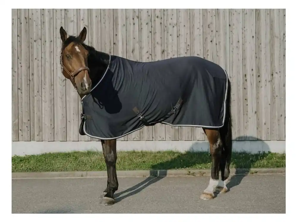 Aktuální Odpocovací deka EQUITHEME Drycool navy blue 165cm