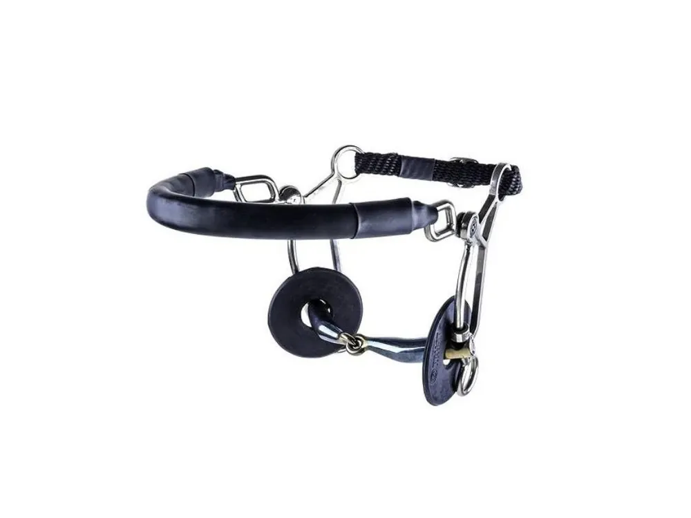 Časově Omezené Speciální udidlo TRUST Sweet Iron Hackamore Combi Short jednou lomené 135mm/16mm
