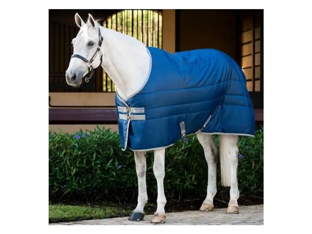 Stájová deka HORSEWARE Amigo Ripstop Insulator 100g navy/titanium grey 130cm Jen Po Omezenou Doba