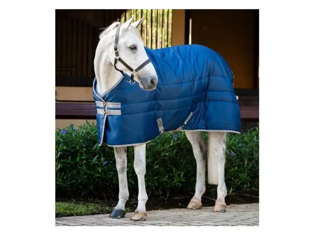 Jen Po Omezenou Doba Stájová deka HORSEWARE Amigo Ripstop Insulator 50g navy/titanium grey 155cm