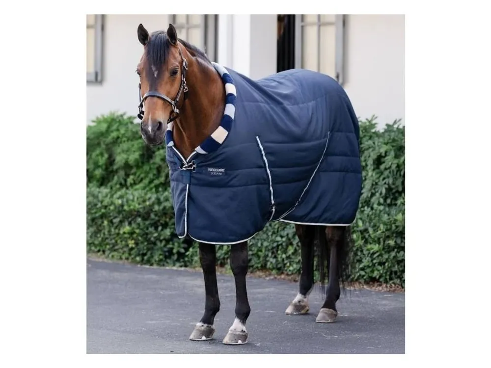 Stájová deka HORSEWARE Newmarket Cosy 400g witney navy 145cm Časově Omezené