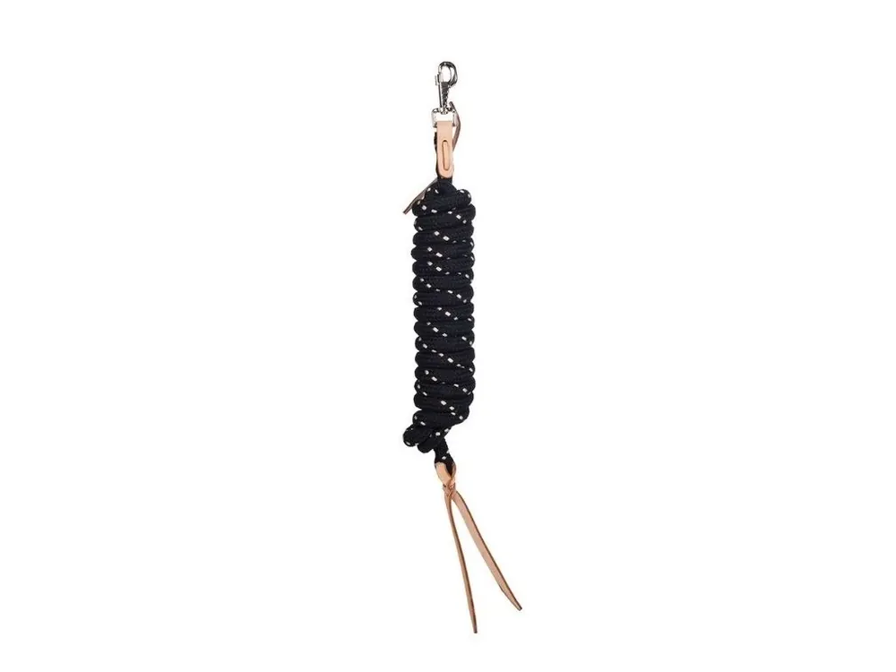 Kup Teď Vodítko pro práci ze země F.R.A. Jarn Leather black/brown 6,8m