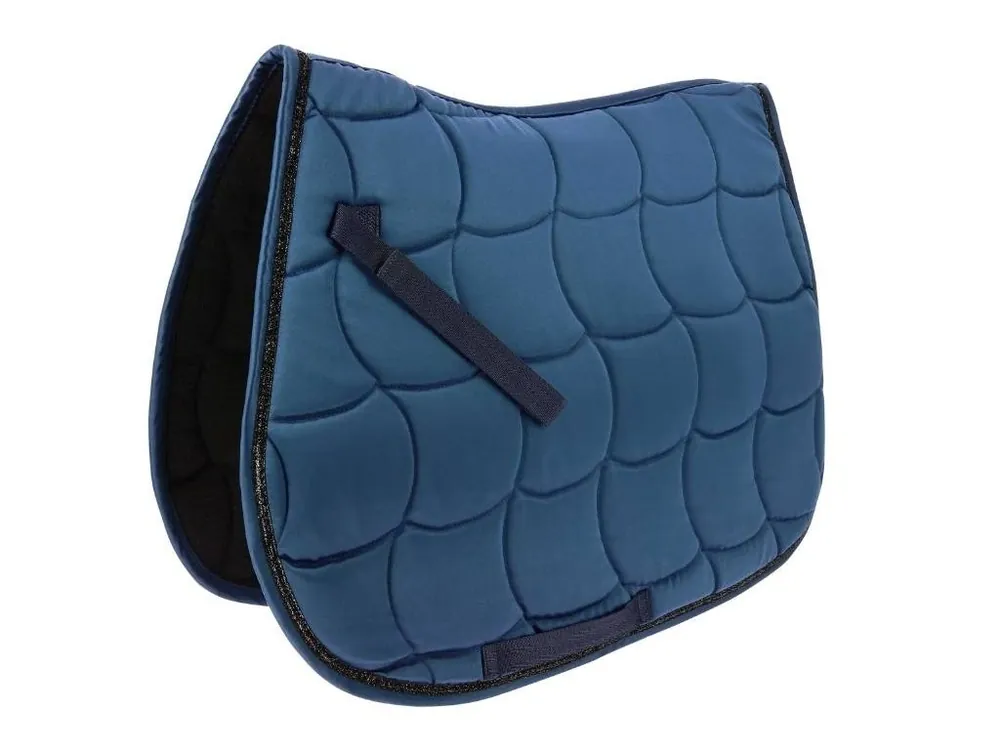Všestranná podsedlová dečka EQUITHEME Satin navy blue VS Ihned K Objednání