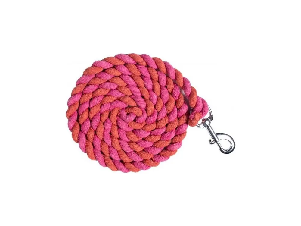 Objednat Nyní Vodítko -Cotton- klasická karabina - brusinkové/oranžové - 180 cm