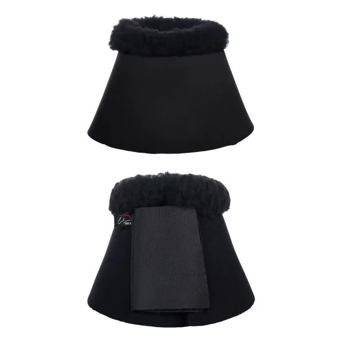 Zvony na kopyta Comfort ze softoprenu - černo/černé Výhodná Nabídka