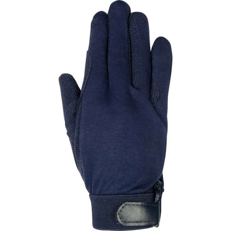 Must-Have Bavlněné jezdecké rukavice modré