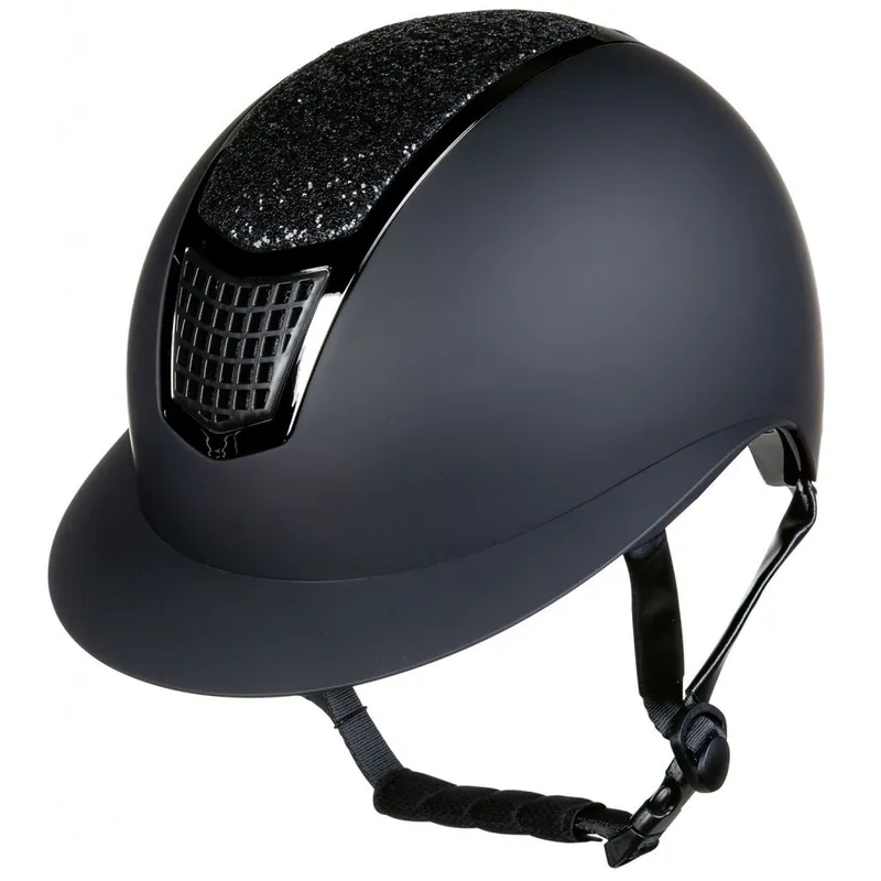 Jezdecká helma -Glamour Shield- černá Akce