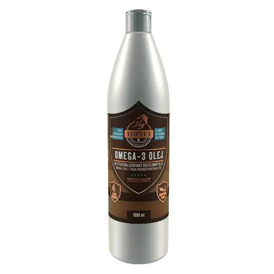 Časově Omezené Topvet for Horses Omega-3 olej
