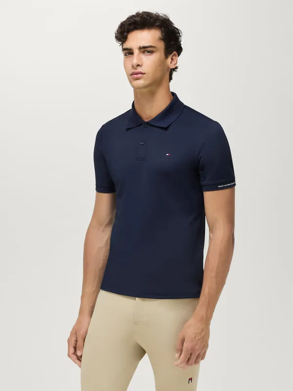 Pánské polo triko TOMMY HILFIGER Fresco, tmavě modrá, kolekce S/S 2026 Cenový Hit