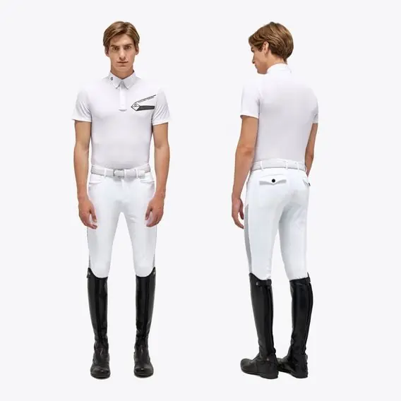 Poslední Šance Závodní tričko Cavalleria Toscana Lightweight Piquè Polo Embossed Logo pánské Kol 2023