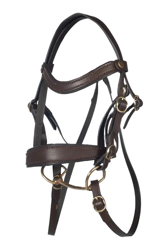Uzdečka Hobby Horsing Basic HKM, hnědá Tovární Cena