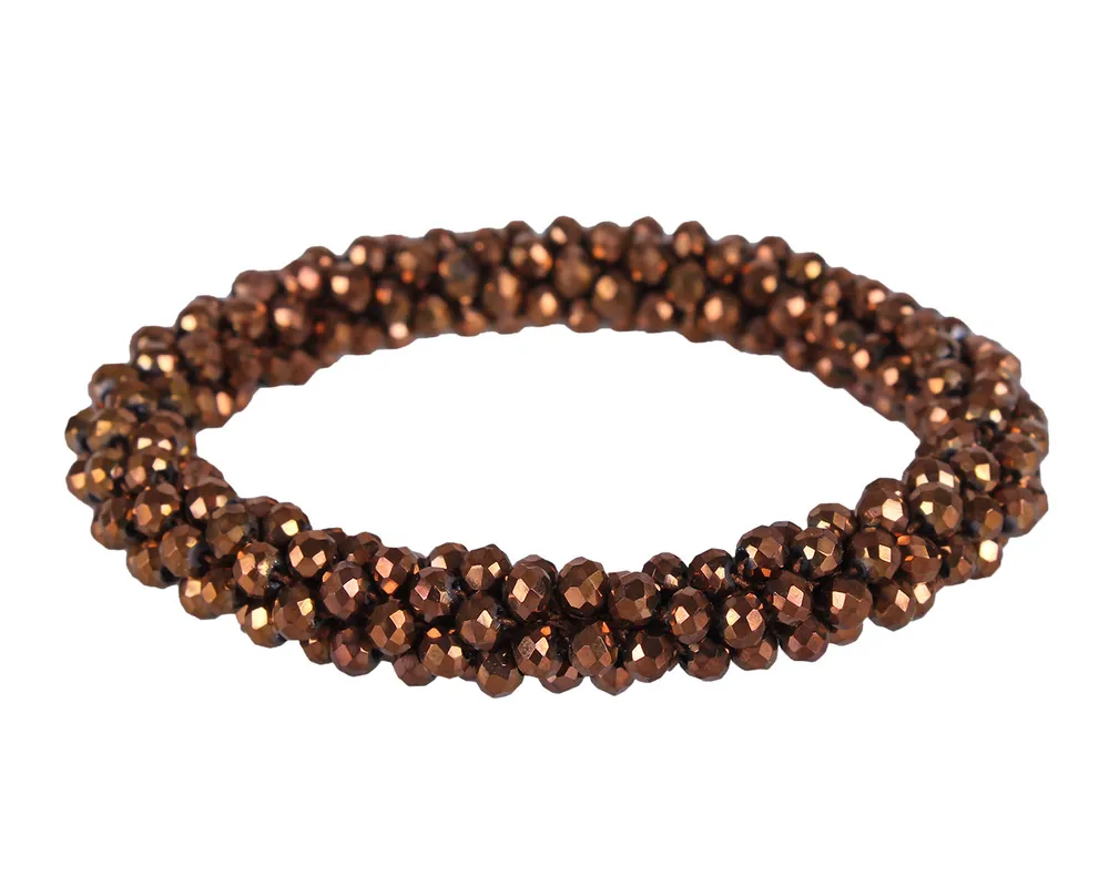 Gumička do vlasů Shine Copper Nejlepší Cena
