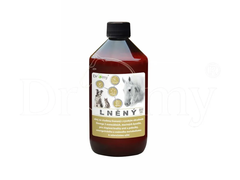 Tovární Cena Dromy Lněný olej 1l