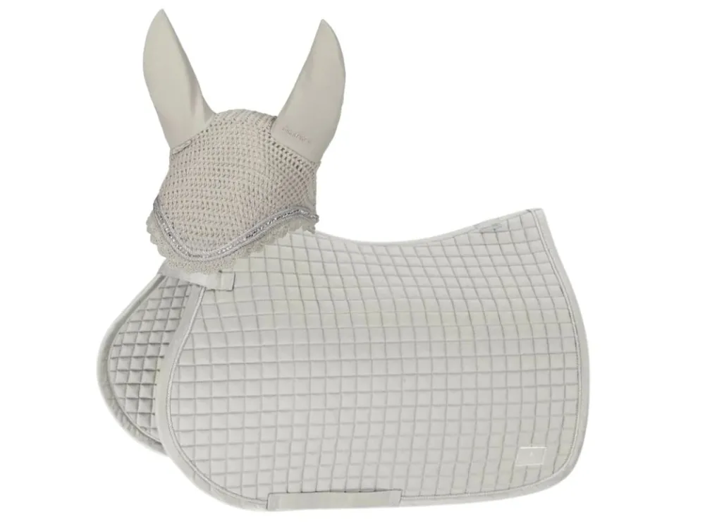 Jen Po Omezenou Doba SADA Podsedlová dečka Eskadron platinum 22 cotton pearlgrey VS + čabraka