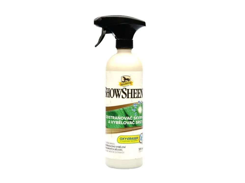 Must-Have Odstraňovač skvrn a vybělovač srsti Absorbine ShowSheen bez chlóru