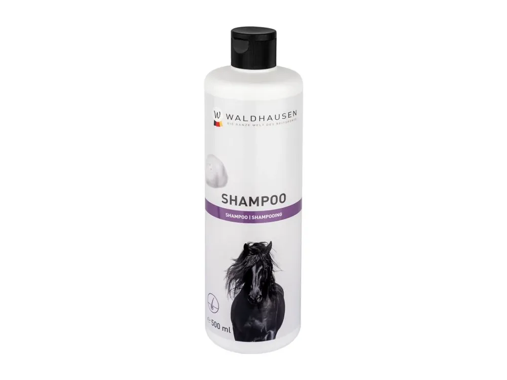 Šampon pro koně Cassis, 500 ml, Waldhausen jemný šampon pro zdravou a lesklou srst Akce