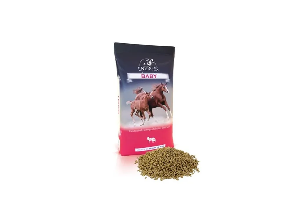 Vrácení Zdarma Energys Baby granule 25 kg pro hříbata a mladé koně