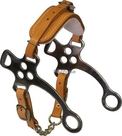 Hackamore chromovaný Zlevněný