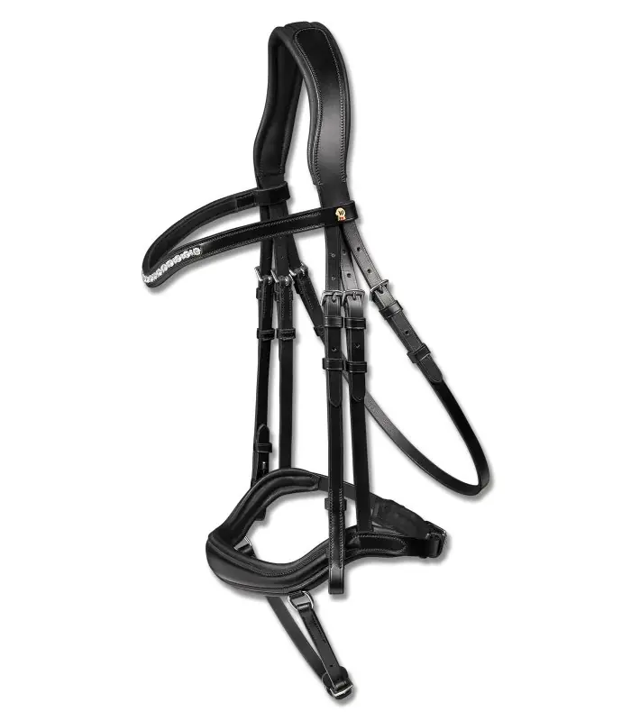 Anatomická uzdečka W S-line Newshape černá Akce