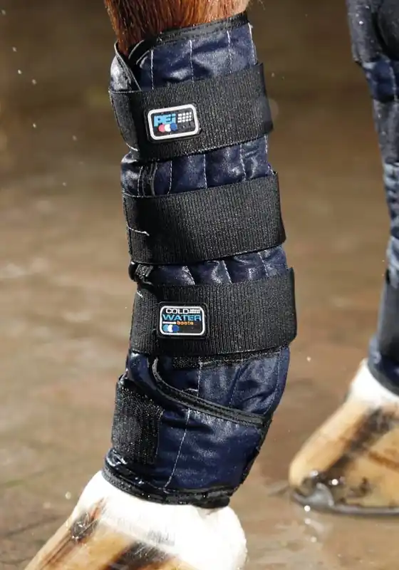 Výhodná Nabídka Chladicí kamaše pro koně Premier-Equine, modré - vel. L