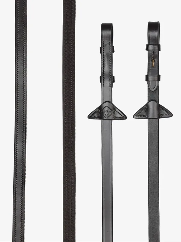 Speciální Cena Pogumované otěže s poloviční podšívkou LeMieux – Brown/Brass