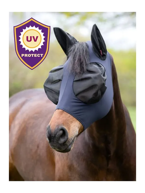 Pouze Dnes Elastická maska proti hmyzu LeMieux Bug Relief Navy
